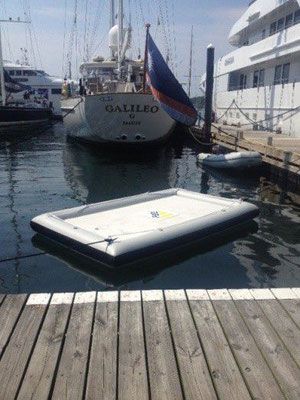 Aere Inflatable Work Platform in use