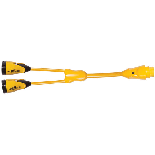 Marinco EEL Y-Adapter 50A to Dual 30A