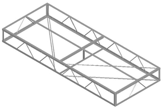 Aluminum Frame Floating Dock - Frame Only